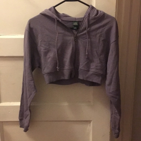 wild fable Tops - Cropped zip up hoodie size xs